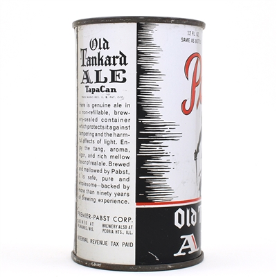 Pabst Old Tankard Ale Instructional Flat Top PREMIER MILWAUKEE 110-37 OI 633