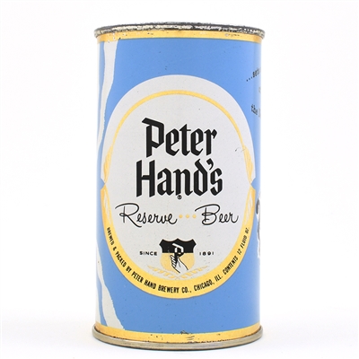 Peter Hands Reserve Beer Set Flat Top 113-19 NEAR MINT
