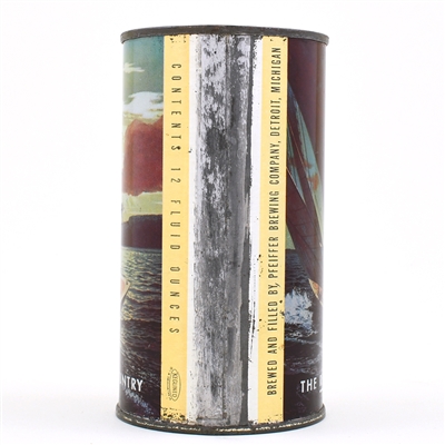 Pfeiffer Beer Outdoor Set Flat Top DARK SAILBOAT METALLIC 114-7 SHARP