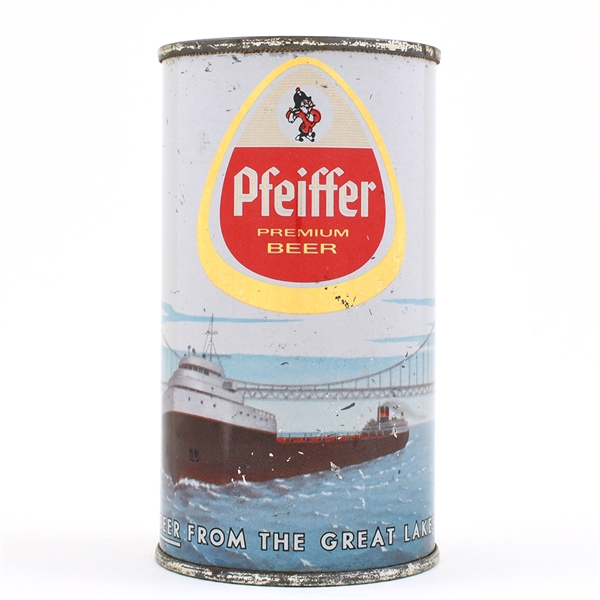 Pfeiffer Beer Outdoor Set Flat Top GREAT LAKES FREIGHTER METALLIC 114-6