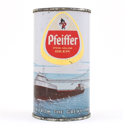 Pfeiffer Beer Outdoor Set Flat Top GREAT LAKES FREIGHTER METALLIC 114-6