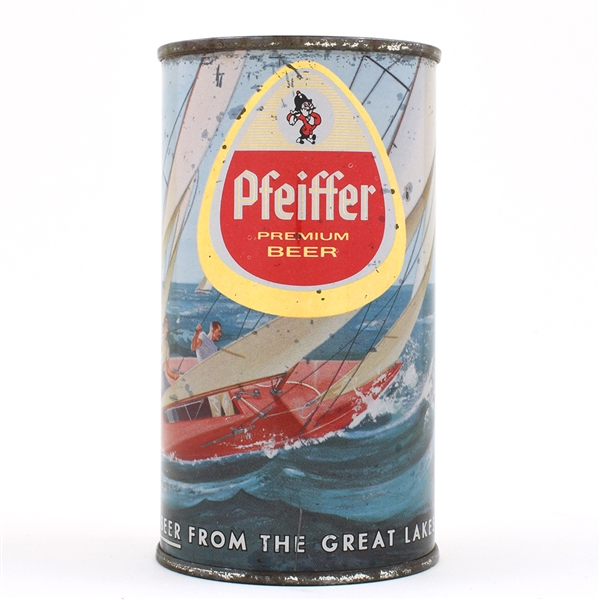 Pfeiffer Beer Outdoor Set Flat Top LIGHT SAILBOAT METALLIC ORIGINAL 114-8