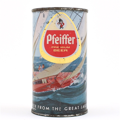 Pfeiffer Beer Outdoor Set Flat Top LIGHT SAILBOAT METALLIC ORIGINAL 114-8