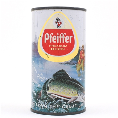 Pfeiffer Beer Outdoor Set Flat Top TROUT FISHERMAN METALLIC 114-14