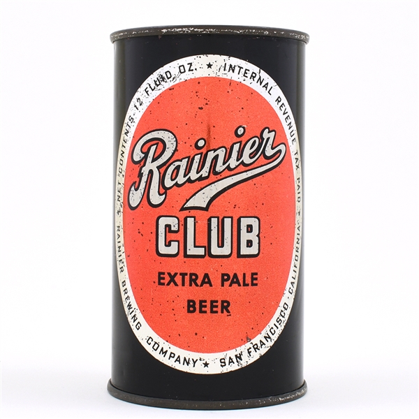 Rainier Club Beer Bank Lid Flat Top 117-30
