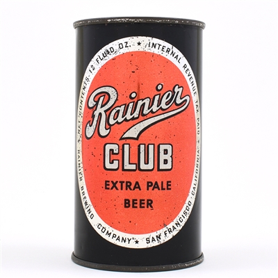 Rainier Club Beer Bank Lid Flat Top 117-30