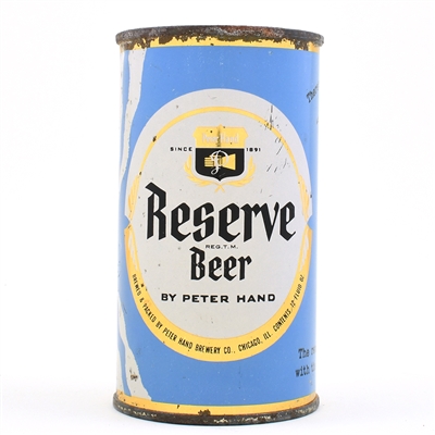 Reserve Peter Hand Beer Set Flat Top 113-25