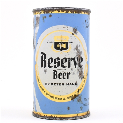 Reserve Peter Hand Beer Set Flat Top 113-32 SCARCE