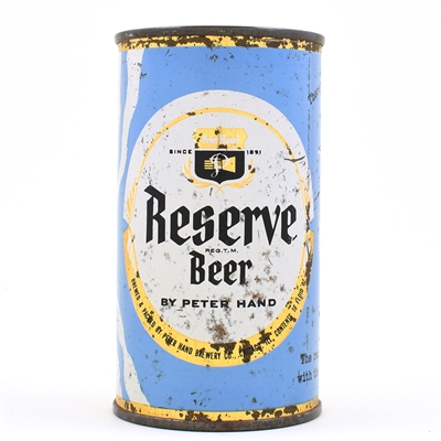 Reserve Peter Hand Beer Set Flat Top 113-33