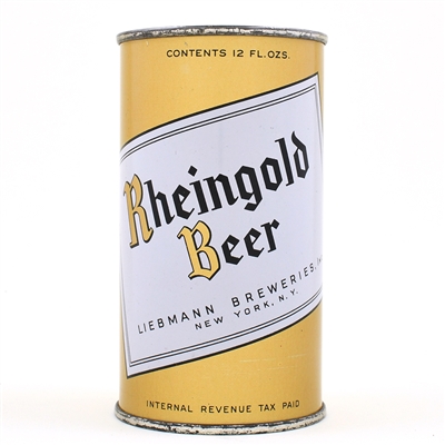 Rheingold Beer Flat Top SCARCE BK PAL L123-36 MINTY