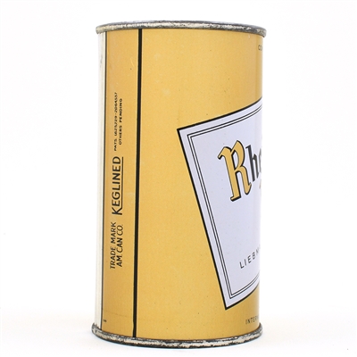 Rheingold Beer Flat Top SCARCE BK PAL L123-36 MINTY