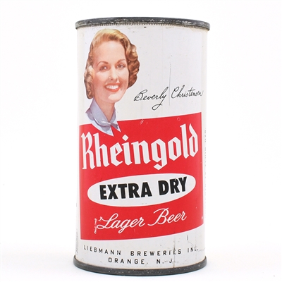 Rheingold Beer Set Flat Top BEVERLY CHRISTENSEN ORANGE 123-10