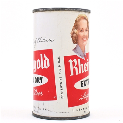 Rheingold Beer Set Flat Top BEVERLY CHRISTENSEN ORANGE 123-10