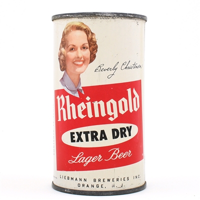 Rheingold Beer Set Flat Top BEVERLY CHRISTENSEN ORANGE 123-10