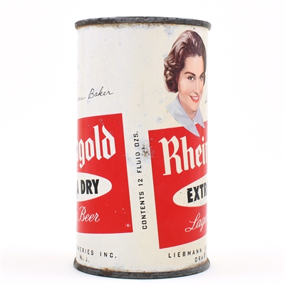Rheingold Beer Set Flat Top DIANE BAKER ORANGE 123-9