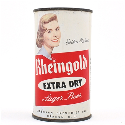 Rheingold Beer Set Flat Top KATHLEEN WALLACE ORANGE 123-14