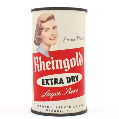 Rheingold Beer Set Flat Top KATHLEEN WALLACE ORANGE 123-14