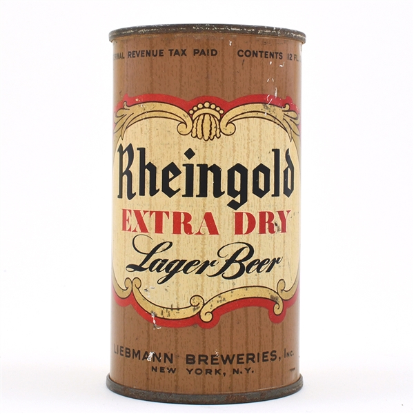 Rheingold Extra Dry Beer Flat Top 124-1 ORIGINAL