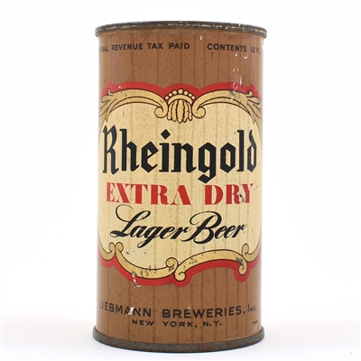 Rheingold Extra Dry Beer Flat Top 124-1 ORIGINAL