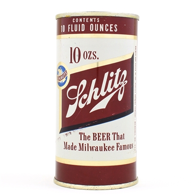 Schlitz Beer 10 Ounce Flat Top 129-30 MINTY