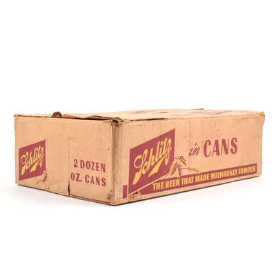 Schlitz Beer Case Carton of 24 Flat Top Drinking Cups 1954 MILWAUKEE L129-29