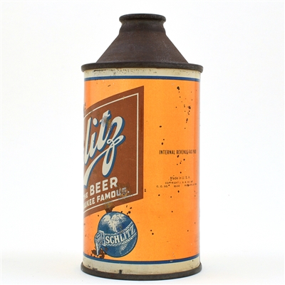 Schlitz Beer Cone Top NO DISTRIBUTOR 183-28
