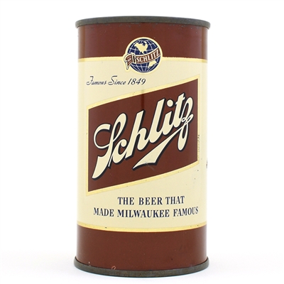 Schlitz Beer Flat Top 1949 MILWAUKEE NON-IRTP UNLISTED
