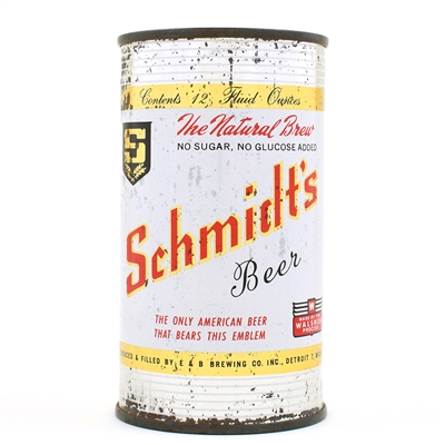 Schmidts Beer Flat Top TALL LABEL 131-18