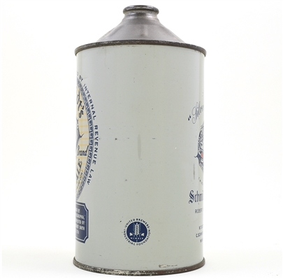 Schmidts Cream Ale Quart Cone Top GRAY 218-17 TIGER SHARP