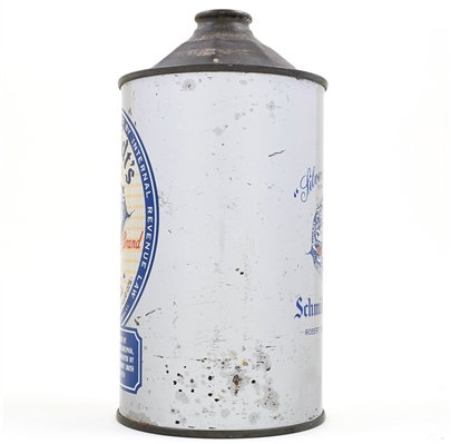 Schmidts Cream Ale Quart Cone Top PHILA IN ARC 218-15 TIGER