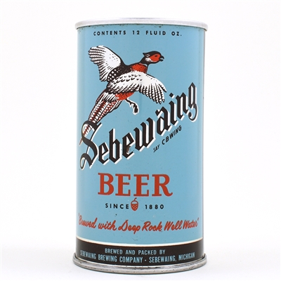 Sebewaing Beer Zip Top 123-37 OUTSTANDING