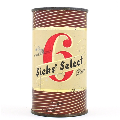 Sicks Select Beer Flat Top IRTP SEATTLE 133-22 SLEEPER