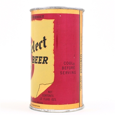 Sicks Select Beer Instructional Flat Top SALEM WITHDRAWN FREE 133-11 OI 759 NEAR MINT