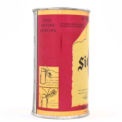 Sicks Select Beer Instructional Flat Top SALEM WITHDRAWN FREE 133-11 OI 759 NEAR MINT