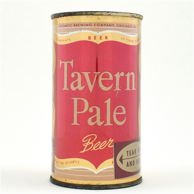 Tavern Pale Beer L138-20 TEAR OFF COUPON