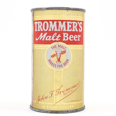 Trommers Malt Beer Flat Top SEMI METALLIC 139-32 EXCELLENT