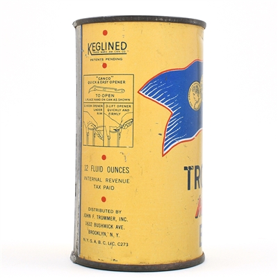 Trommers Malt Beer Instructional Flat Top 139-30 OI 797 R8 RARITY
