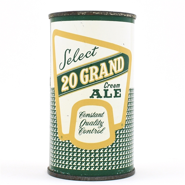 Twenty Grand Cream Ale Flat Top TERRE HAUTE 141-40 OUTSTANDING