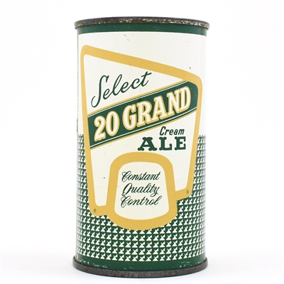 Twenty Grand Cream Ale Flat Top TERRE HAUTE 141-40 OUTSTANDING
