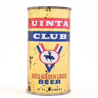 Uinta Club Beer 11 Ounce Flat Top 142-9