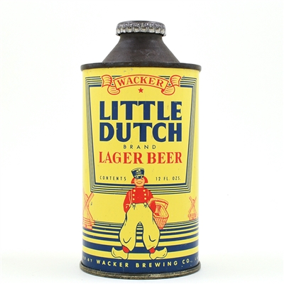 Wacker Little Dutch Beer Cone Top 188-21 SCARCE CLEAN