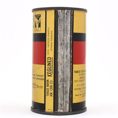Waldorf Red Band Beer Instructional Flat Top 144-4 OI 859 EXCELLENT