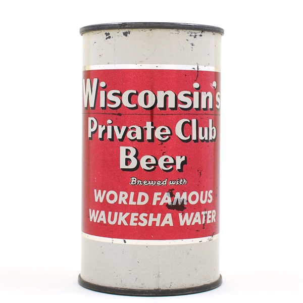 Wisconsin Private Club Beer Flat Top FOX HEAD 146-31
