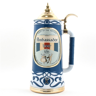 Ambassador Beer 1960s Plastic 3D Sign