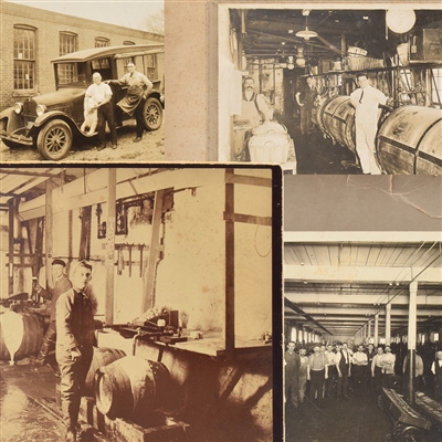 Pre-Prohibition Brewery Scene Photos Lot of 4