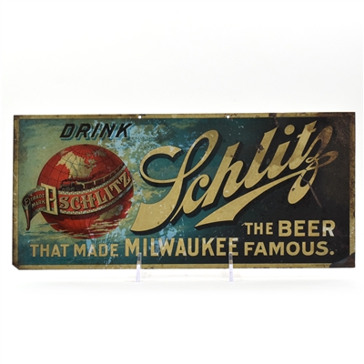 Schlitz Beer Pre-Prohibition Tin Sign EARLY RARE