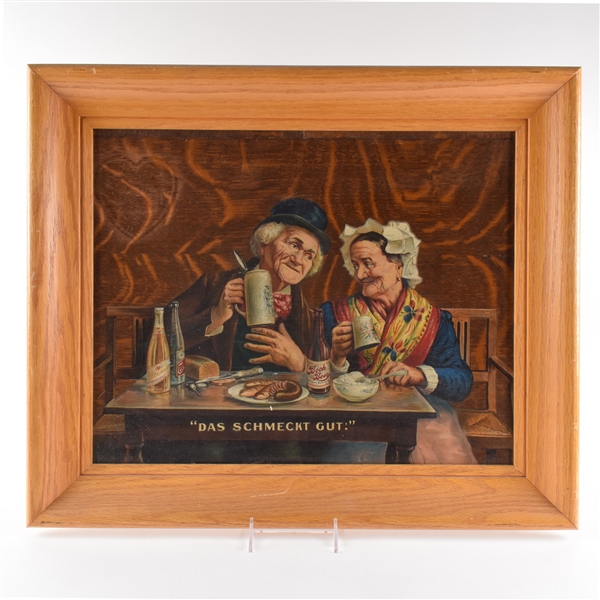 Schreihart Brewing Pre-Prohibition Meyercord Wood Sign RARE