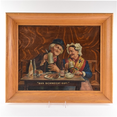 Schreihart Brewing Pre-Prohibition Meyercord Wood Sign RARE