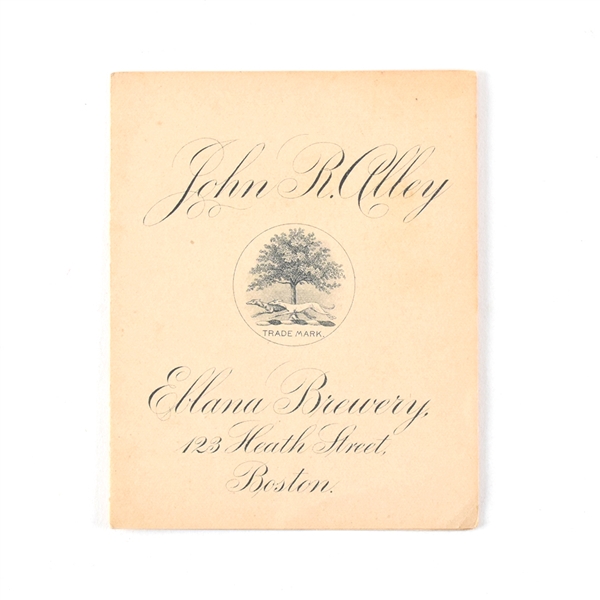 Alley Eblana Brewery 1893-95 Price List Factory Scene