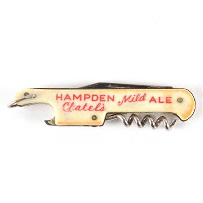 Hampden Mild Ale 1930s Pocket Knife Multitool RARE